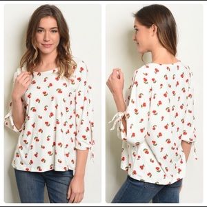 🍒Cherry Print Blouse🍒